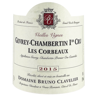 2015 Clavelier Gevrey Chambertin 1er Les Corbeaux