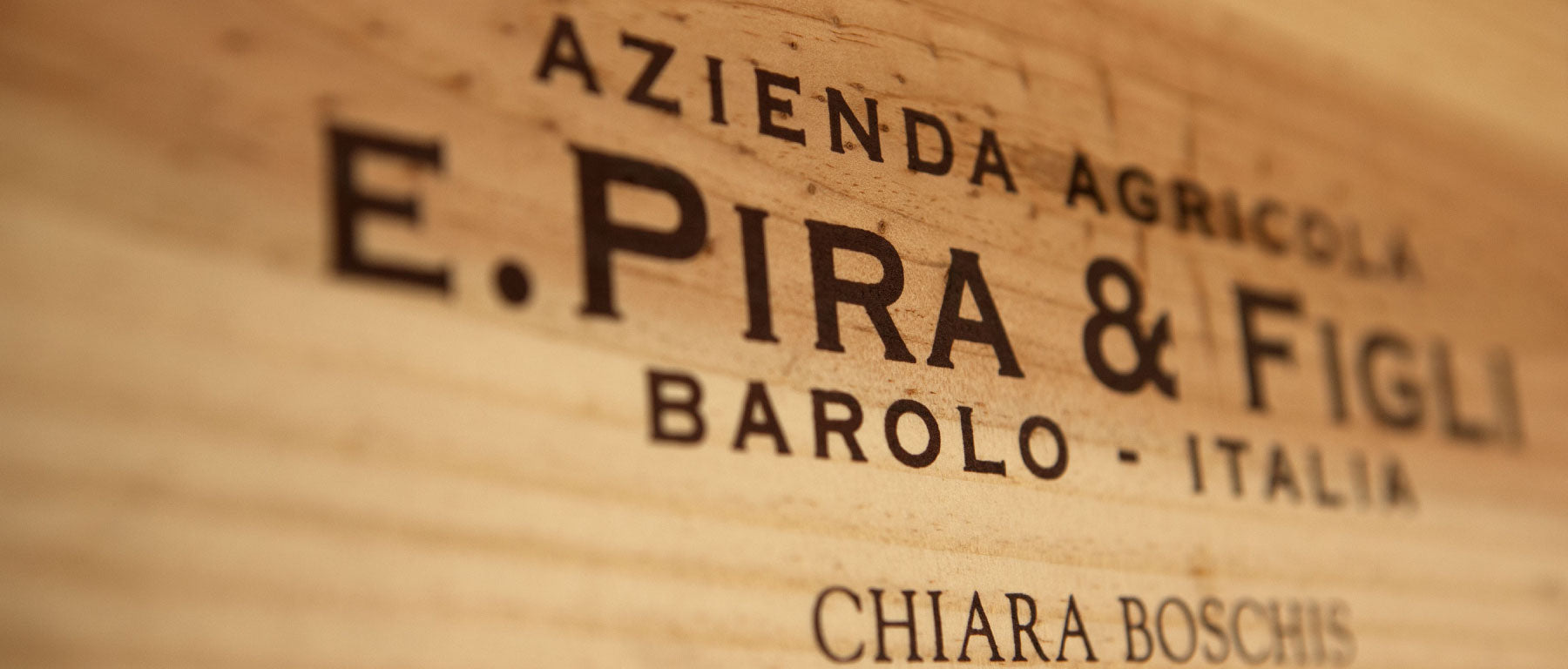 E. Pira Chiara Boschis bottles