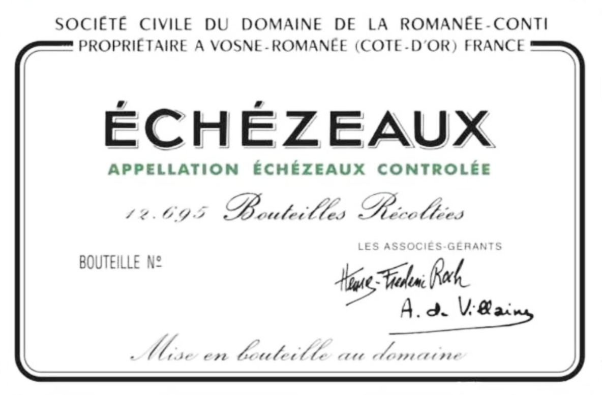 Domaine de la Romanee-Conti Echezeaux Grand Cru 1998