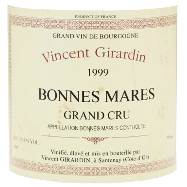 Vincent Girardin Bonnes-Mares Grand Cru 1999