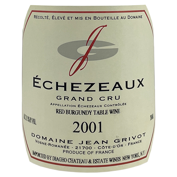 Domaine Jean Grivot Echezeaux Grand Cru 2001