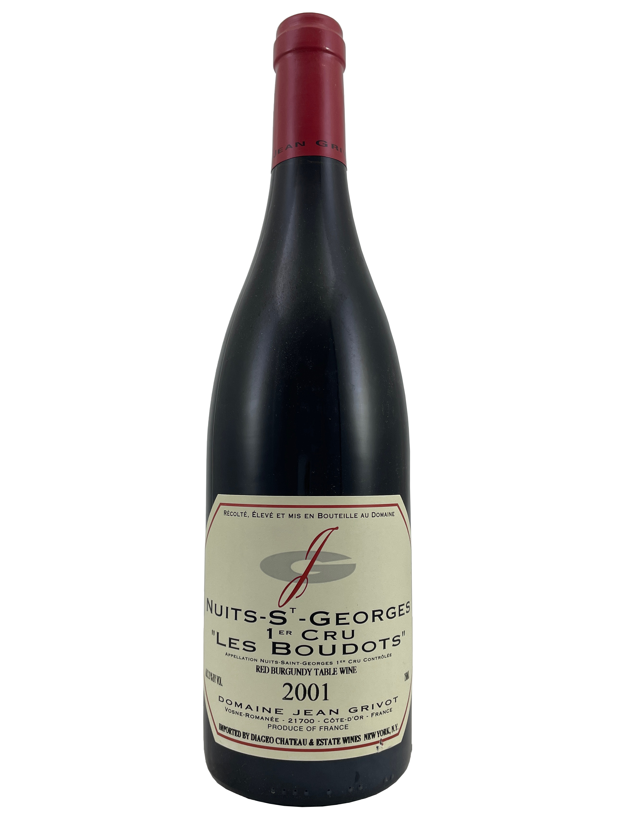 2001 Grivot Nuits St Georges 1er Boudots