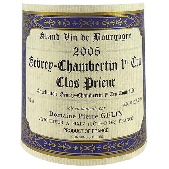 2005 Pierre Gelin Gevrey 1er Clos Prieur
