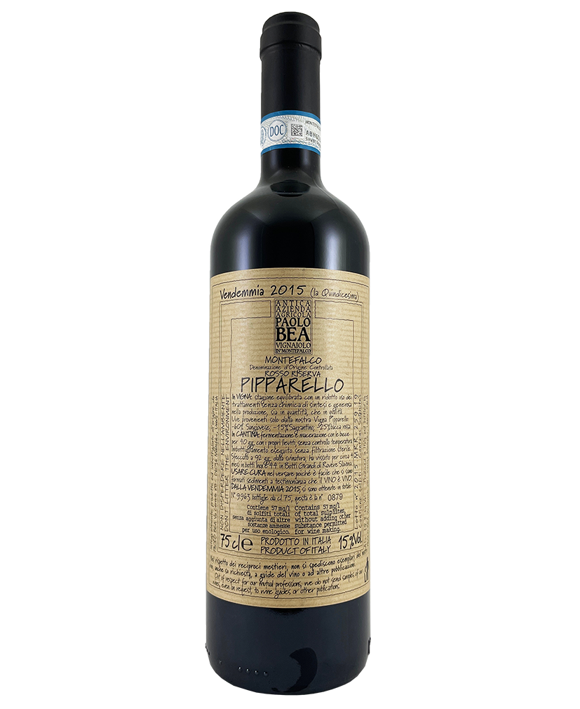 Paolo Bea Pipparello Montefalco Rosso Riserva 2015