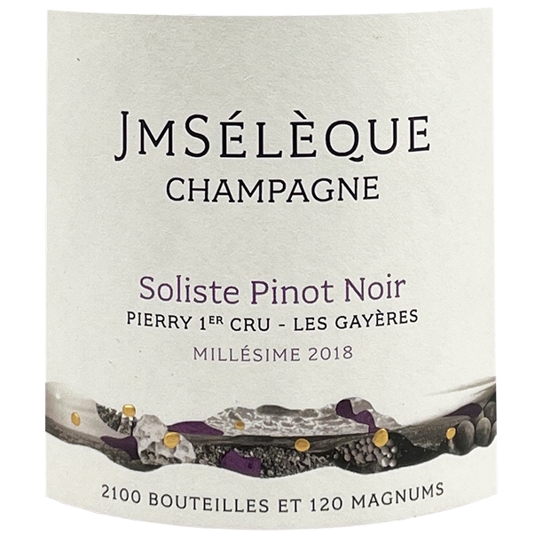 2018 J M Seleque Soliste Pinot Noir Extra Brut