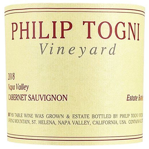 Philip Togni Cabernet Sauvignon 2018