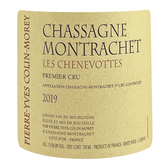 Pierre-Yves Colin-Morey Chassagne-Montrachet 1er Cru "Les Chenevottes" 2019 3.0L