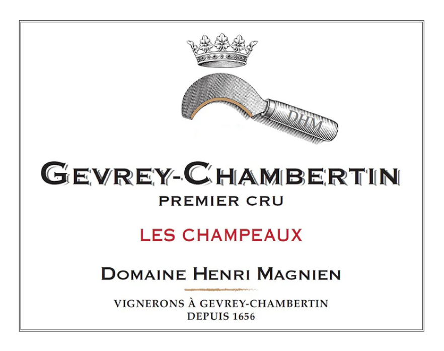 2021 Henri Magnien Gevrey Chambertin 1Er Champeaux