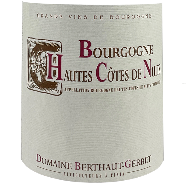 Domaine Berthaut-Gerbet Bourgogne Hautes-Cotes de Nuits Rouge 2022