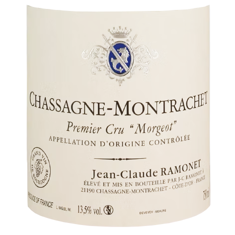 2022 Jean Claude Ramonet Chassagne Montrachet 1er Morgeot Blanc