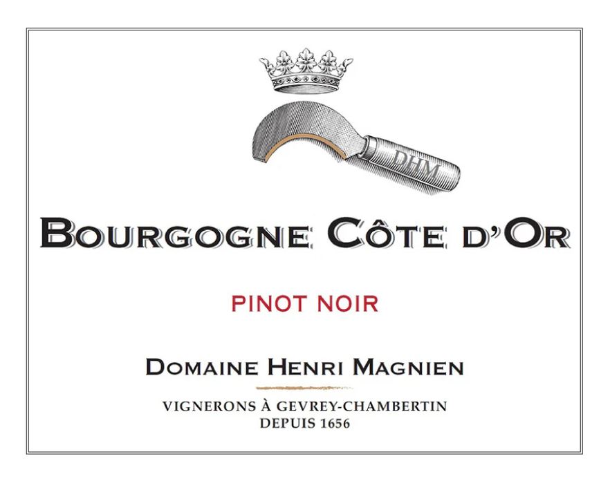 2023 Henri Magnien Bourgogne Cote D Or Pinot Noir