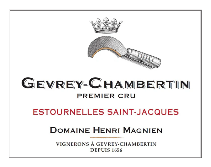 Henri Magnien Gevrey-Chambertin 1er Cru Estournelles Saint-Jacques 2023 3.0L
