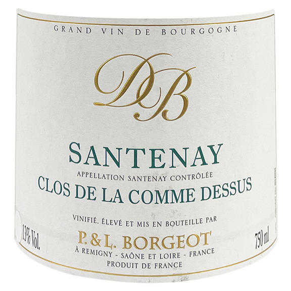2023 Borgeot Santenay Clos De La Comme Dessus