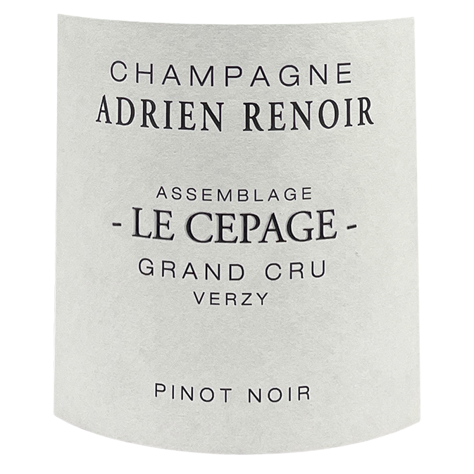 Adrien Renoir Champagne "Le Cépage" Blanc de Noirs Grand Cru