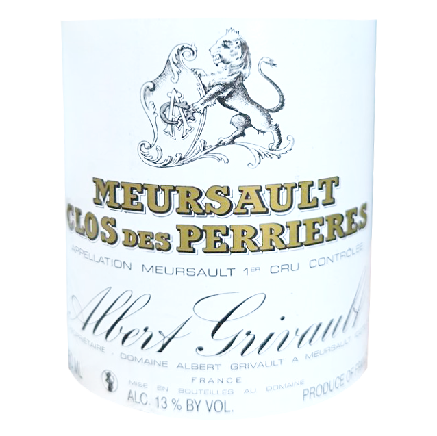 Albert Grivault Meursault 1er Cru "Clos des Perrieres" 2017