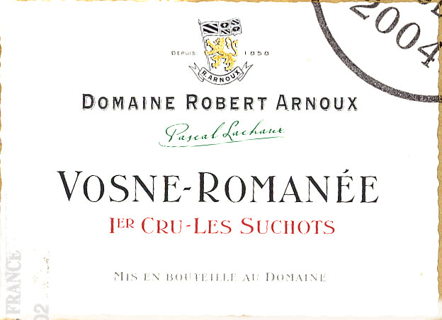 Domaine Arnoux Vosne-Romanee 1er Cru "Les Suchots" 2001