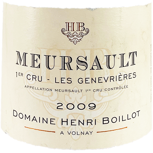 Henri Boillot Meursault 1er Cru "Genevrieres" 2009