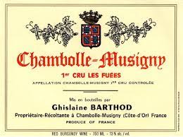 Ghislaine Barthod Chambolle-Musigny 1er Cru "Les Fuees" 2018