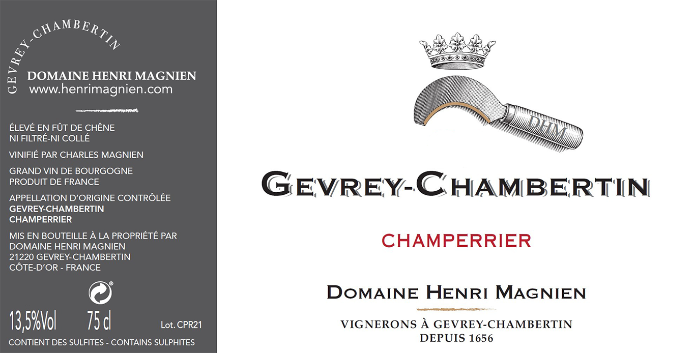 Henri Magnien Gevrey-Chambertin Champerrier 2022