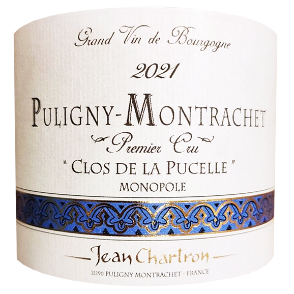 Jean Chartron Puligny-Montrachet 1er Cru "Clos de la Pucelle" Monopole 2021