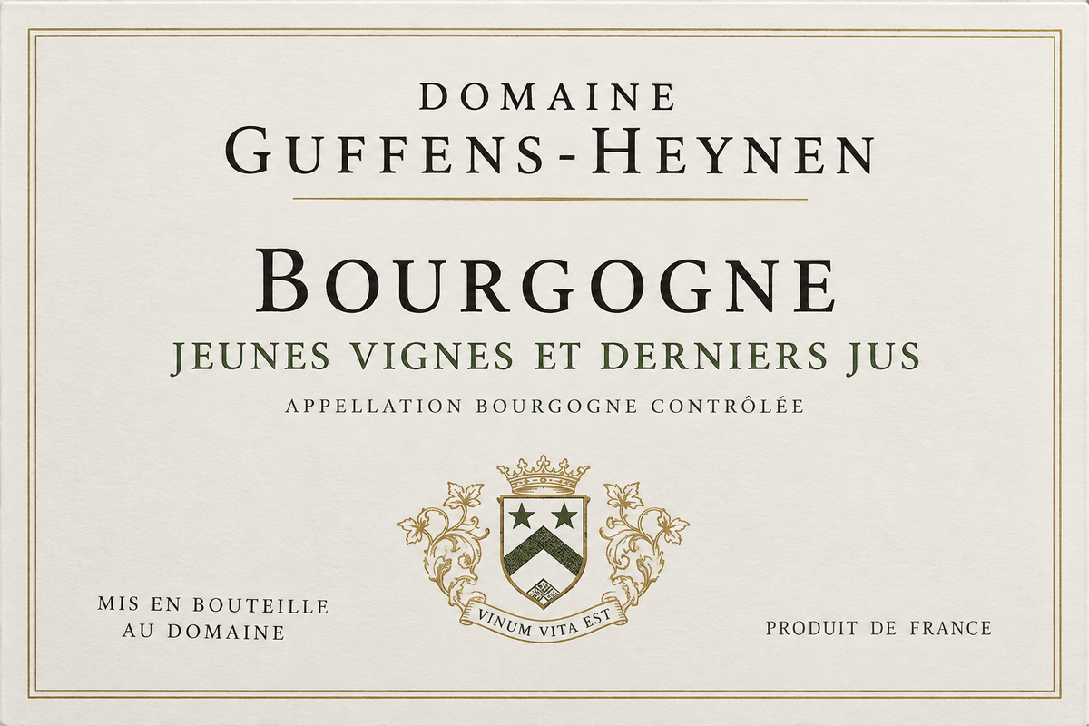 Guffens-Heynen Bourgogne Jeunes et Derriers Jus 2024