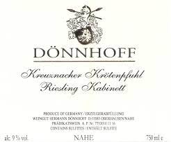 Donnhoff Kreuznacher Krotenpfuhl Riesling Kabinett 2021