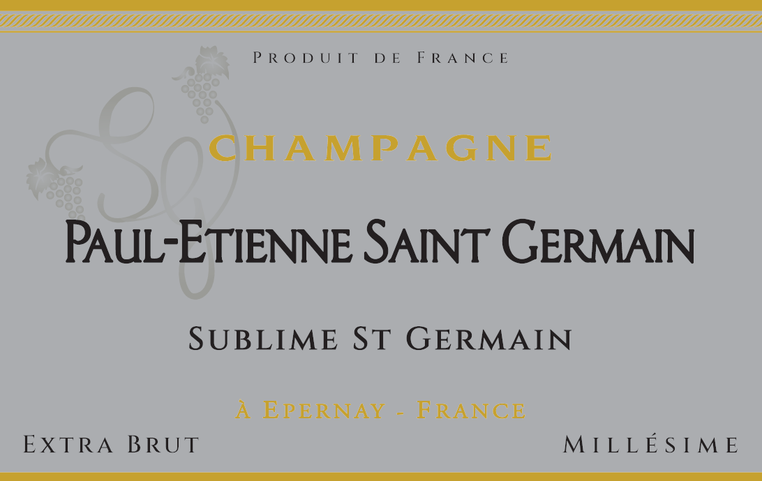 Paul-Étienne Saint-Germain "Sublime Saint-Germain" Blanc de Blancs Extra Brut 2015