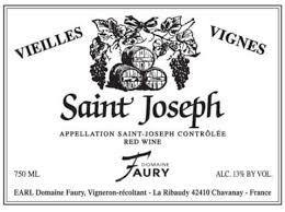 Lionel Faury Saint-Joseph Vieilles Vignes 2019