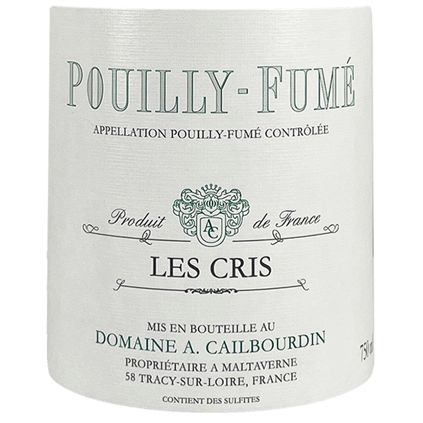 Alain Cailbourdin Pouilly Fume "Les Cris" 2020