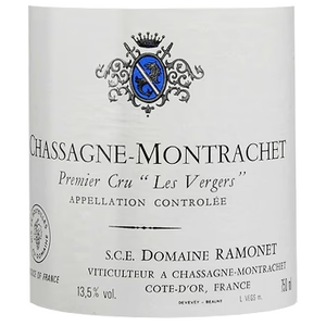Jean Claude Ramonet Chassagne Montrachet 1er Vergers 2022
