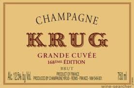 Krug Champagne Grande Cuvee 168th Edition NV