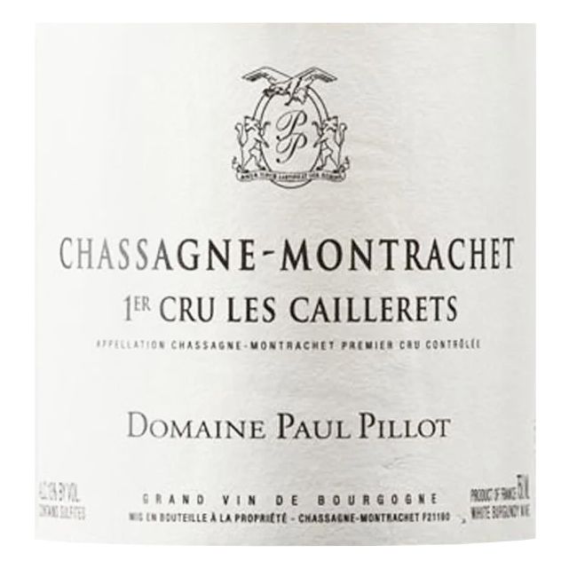Paul Pillot Chassagne-Montrachet 1er Cru "Les Caillerets" 2023