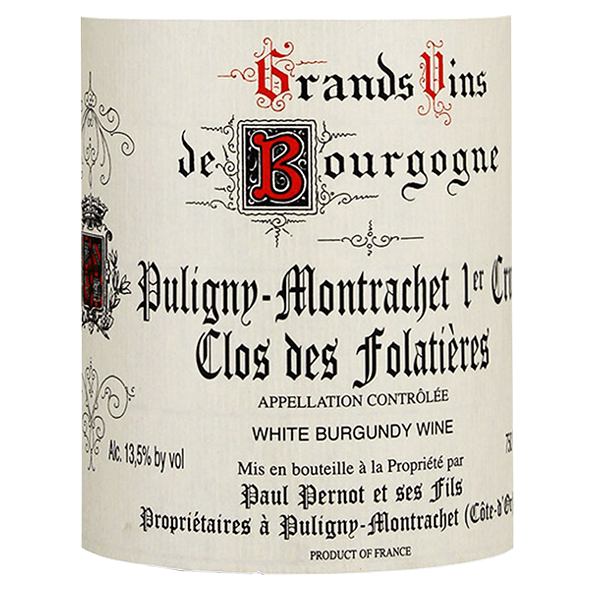 Paul Pernot Puligny-Montrachet 1er Cru Les Folatieres 2022