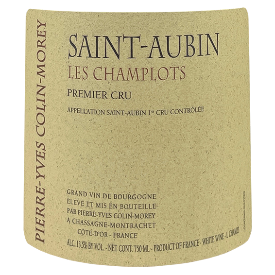 Pierre-Yves Colin-Morey Saint-Aubin 1er Cru "Les Champlots" 2023