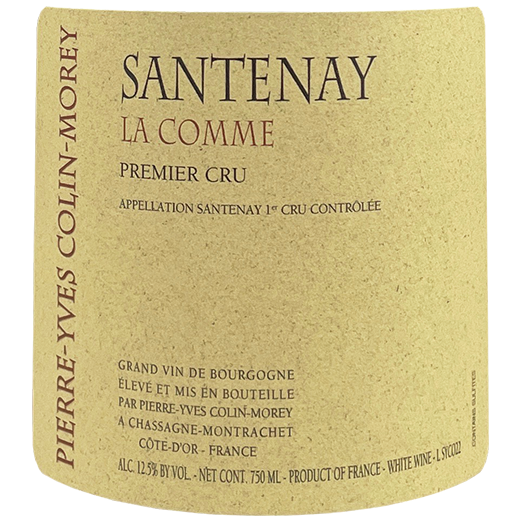 Pierre-Yves Colin-Morey Santenay 1er Cru "La Comme" 2023