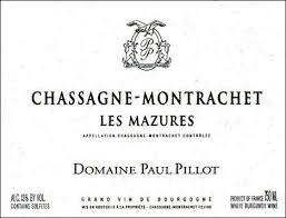 Paul Pillot Chassagne-Montrachet Mazures 2020