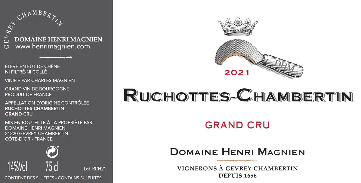 Henri Magnien Ruchottes-Chambertin 2021 3.0L