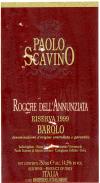 Scavino Barolo "Rocche dell'Annunziata" 2000
