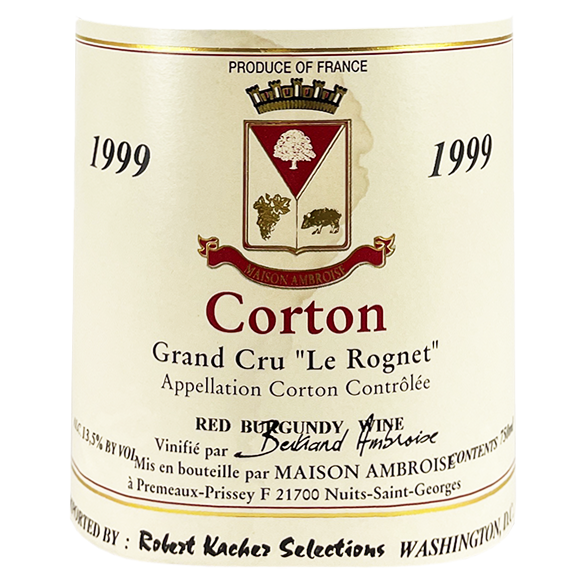 Ambroise Corton Le Rognet 1999