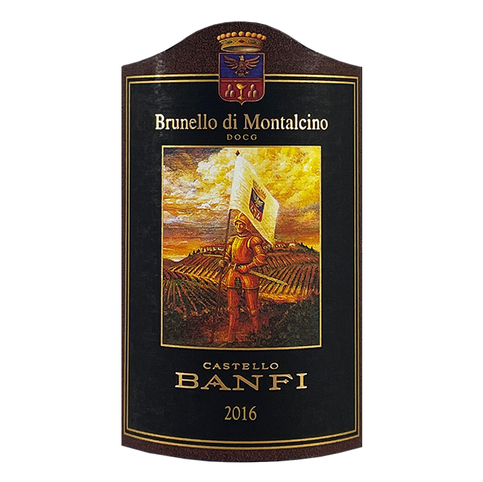 Banfi Brunello di Montalcino 2016 bottle - Vins Rare