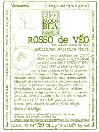 Paolo Bea "Rosso de Veo" Umbria Rosso 2016