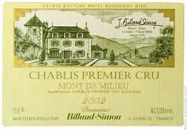 Billaud-Simon Chablis 1er Cru “Montée de Milieu” 2010