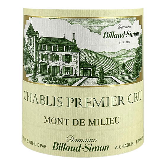 Billaud-Simon Chablis 1er Cru “Montée de Milieu” 2018 bottle - Vins Rare