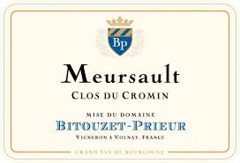 Domaine Bitouzet-Prieur Meursault "Clos du Cromin" 2017