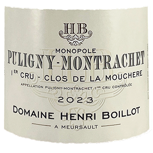 2023 Henri Boillot Puligny Montrachet 1er Clos De La Mouchere Monopole
