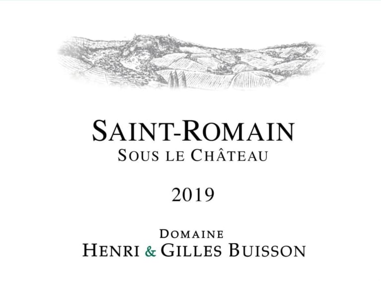 Henri & Gilles Buisson Saint-Romain Blanc "Sous le Chateau" 2020
