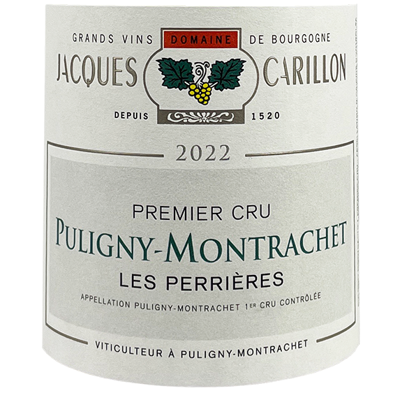 Jacques Carillon Puligny-Montrachet 1er Cru “Les Perrières” 2022