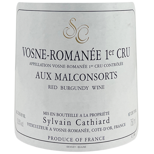 Sylvain Cathiard Vosne-Romanee 1er Cru "Les Malconsorts" 2000 bottle - Vins Rare