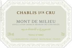 La Chablisienne Chablis 1er Cru "Mont de Milieu" 2014