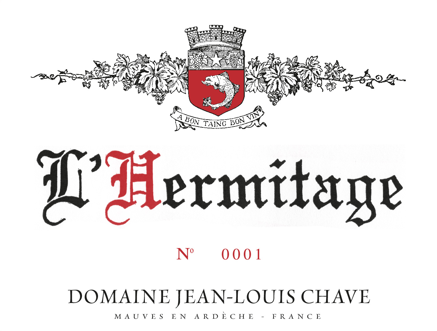 Domaine Jean-Louis Chave Hermitage Rouge 2017